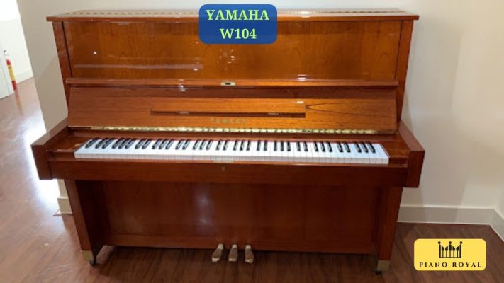 Yamaha W104 có âm thanh tinh tế và sâu lắng 6 Đàn Piano Cơ Yamaha W104